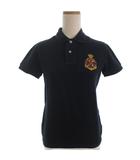 ラルフローレン RALPH LAUREN ポロシャツ 刺繍 半袖 ネイビー M ■ECT