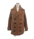 ミュベールワーク MUVEIL WORK Pコート ジャケット ウール キャメル 36 ■TC