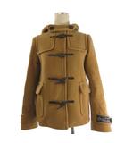 B&Y ユナイテッドアローズ BEAUTY&YOUTH ビューティー&ユース ダッフルコート ショート丈 フード ウール 茶系 キャメル S ■TC