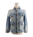 ダブルスタンダードクロージング ダブスタ DOUBLE STANDARD CLOTHING デニムジャケット Gジャン レース使い インディゴ