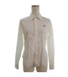 ラルフローレン RALPH LAUREN シャツ ブラウス 長袖 ワンポイント オフホワイト 6