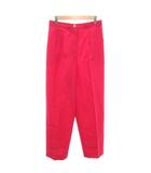 レオナール LEONARD 美品 ヴィンテージ パンツ スラックス ワンタック ハイウエスト 69 ショッキングピンク /YJ ■ECT