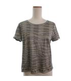 レオナール LEONARD カットソー 半袖 総柄 グレー系 LL ■ECT