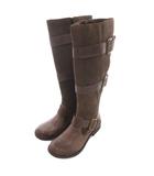 クラークス clarks エンジニアブーツ ロング スエード レザー 4.5D 茶 ブラウン /TZ