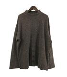 ビリードゥーエ BIGLIDUE ニット セーター モックネック 長袖 灰色 グレー 48