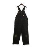 カーハート carhartt 90'S ヴィンテージ ビブオーバーオール サロペット ダブルニー 中綿 黒 ブラック 36×30