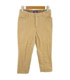 バーバリーブルーレーベル BURBERRY BLUE LABEL パンツ コットン ストレッチ クロップド ベージュ 36 ■GY47