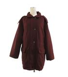 アクアスキュータム AQUASCUTUM ジャケット コート 中綿 赤系 バーガンディ 9 ■GY47