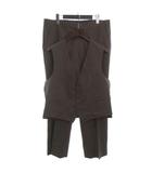 Monsieur スラックス ジレ ベスト セットアップ ブラウン LLB ■GY47