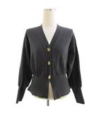 スナイデル SNIDEL タグ付き ボタンディテール ニット カーディガン グレー F SWNT235116