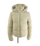 ザラ ZARA 近年 パフジャケット 中綿ジャケット フード S 4341/733/811 アイボリー