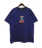 エクストララージ X-LARGE RIPPER S/S TEE Tシャツ 半袖 クルーネック リッパー 刺繍 コットン 紫 パープル M