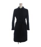 ステンカラーコート ロング 黒 3 ■GY56