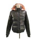 プーマ PUMA ダウンジャケット フード ロゴ チャコール M ■ECT