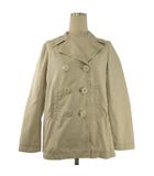 エヴェックス バイ クリツィア EVEX by KRIZIA Pコート ピーコート ショート トレンチコート ベージュ 40