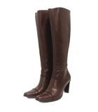 ラボキゴシ RABOKIGOSHI ワークス ロングブーツ レザー 茶 ブラウン 22.5cm 小さいサイズ