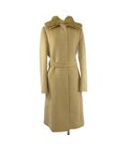 組曲sis クミキョクシス KUMIKYOKU SIS アンゴラ コート ロング ベルト ラビットファー ベージュ 2