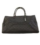 ロベルタディカメリーノ Roberta di Camerino ボストンバッグ レザーハンドル 総柄 黒 ブラック ■GY99