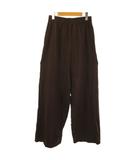 アダワズ ADAWAS ドゥーズィエムクラス別注 24SS COMPACT COTTON TUBEROMPERS ニットパンツ ブラウン 38