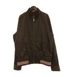 バーバリーブラックレーベル BURBERRY BLACK LABEL ブルゾン ジャンパー アウター 裏地チェック柄 コットン 茶 ブラウン 4