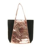 トートバッグ ノベルティ シルバーメタリック ブラック系 ☆AA★ ■GY99