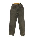 リーバイス Levi's カラー デニム パンツ ストレート ジッパーフライ ペイント加工 コットン 灰色系 グレー系 W25