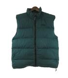 90's ヴィンテージ グースダウンベスト アウター ナイロン 緑 グリーン M