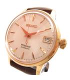 セイコー SEIKO PRESAGE プレサージュ 自動巻き 腕時計 4R35-0210 裏スケ バックル レザー マルチカラー