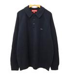 シュプリーム SUPREME 25AW small box polo sweate セーター ニット ポロ ウール混 M 紺 ネイビー
