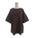 マッキントッシュ ロンドン MACKINTOSH LONDON ソリッドカラー ベア天竺 プルオーバー カットソー ブラウン 44