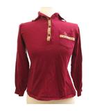 マンシングウェア MUNSINGWEAR ポロシャツ 長袖 グランドスラム M 赤 レッド