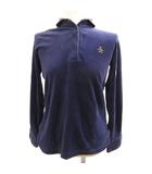 マンシングウェア MUNSINGWEAR ポロシャツ 長袖 グランドスラム ベロア調 1 M 紫 パープル