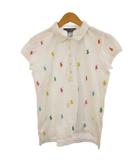 ラルフローレン RALPH LAUREN ポロシャツ 半袖 ロゴ刺繍 コットン 白 ホワイト キッズ 160