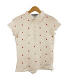 ポロ ラルフローレン POLO RALPH LAUREN ポロシャツ 半袖 ヨット刺繍 ストレッチ コットン 白 ホワイト 160 男の子 女の子