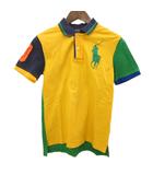 ポロ ラルフローレン POLO RALPH LAUREN ポロシャツ 半袖 ビッグポニー S 黄 イエロー 緑 グリーン 男の子 ☆AA★