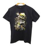 ステューシー STUSSY Tシャツ 半袖 プリント S 紺 ネイビー ☆AA★