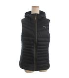 プーマ PUMA フーデッド ジップアップ ダウンベスト 黒 US M