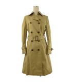 base トレンチコート ロング コットン ベージュ 36