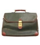 コールハーン COLE HAAN ブリーフケース レザー ショルダーストラップ レザー 緑 グリーン ■GY99