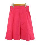 イヴサンローラン YVES SAINT LAURENT ヴィンテージ スカート ひざ丈 フレア コットン ピンク 36