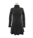 ジャンポールゴルチエ ファム Jean Paul GAULTIER FEMME タグ付き ニット ワンピース 長袖  タートルネック グレー 40