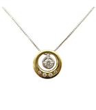 タサキ 田崎 TASAKI 美品 ネックレス ペンダント ダイヤモンド K18WG 750 4.9g 0.21ct ホワイトゴールド イエローゴールド