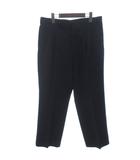 バレンシアガ BALENCIAGA ツータック パンツ スラックス ヴィンテージ ネイビー 88