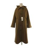 マウジー MOUSSY 2WAY フーデッドコート ロング ウール 1 ブラウン