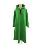 ダブルスタンダードクロージング ダブスタ DOUBLE STANDARD CLOTHING ミリオラメントダブルエアーAラインワンピース ダンボールニット グリーン 38