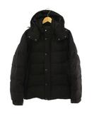 ユナイテッドアローズ A DAY IN THE LIFE UNITED ARROWS サキソニー ダウンジャケット ジップアップ 比翼 フード 黒 ブラック XL