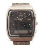 シチズン CITIZEN ヴィンテージ 腕時計 アナデジ クォーツ シルバーカラー ジャンク