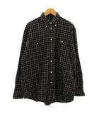 ザノースフェイス THE NORTH FACE L/S Frostforge Flannel Shirt チェックシャツ 長袖 NR62431ブラック クリアレイクブルー S
