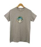 チャレンジャー CHALLENGER 美品 Tシャツ 半袖 クルーネック プリント コットン グレー S