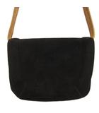 ダナキャラン DONNA KARAN メタルショルダーバッグ 黒 ブラック ゴールドカラー ■GY09